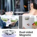 SYNCWIRE for MagSafe Ring Phone Holder, 360 Rotation Magnetic Cell Phone Grip Dual-Sided Magnets Phone Ring Kickstand Compatible with iPhone 17 16 15 14 13 12 Pro Max MagSafe, Android, Samsung etc.