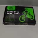 Zacro Bike Seat Cushion - Gel Padded Bike Seat Cover for Men Women Comfort, Extra Soft Exercise Bicycle Seat Compatible with Peloton, Outdoor & Indoor Bike Saddles (Black)