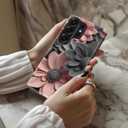 DEENAKIN for Samsung Galaxy S26 Ultra Case,Cute Floral,Wireless Charging | Compatible with Magsafe, Dual-Layer Hard Shell + Silicone, Shockproof Protective Phone Cover for Women Girls