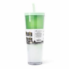 Manna™ Axel™ Plastic Tumbler & Straw Set - Green, 24 oz