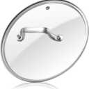 Antrader Tempered Glass Lid,9" Glass Covers for Pots,Pans and Skillets,1Set,Clear