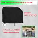Griddle Cover for Royal Gourmet 2 Burner Griddle- 600D Flat Top 38 Inch Grill Cover for Royal Gourmet GB2000 Regal 2-Burner Flattop Gas Grill Griddle, Heavy Duty & Waterproof Outdoor