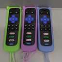 (Pack of 3) Replacement Remote Only for Roku TV with Soft Protective Cover (Glow in The Dark), Compatible for TCL Roku/Hisense Roku/Onn Roku/Sharp Roku/Element Roku/Philips Roku Smart TV