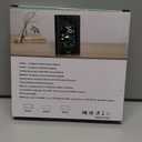 Weather Station Wireless Indoor Outdoor Thermometer Inside Outside Temperature Humidity Monitorwith 330ft Range Sensor and Adjustable Backlight (Black)