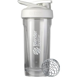 BlenderBottle Sport Shaker Bottle with Wire Whisk, 28-Ounce, White  Protein Shakes & Hydration for Athletes & Fitness Enthusiasts, Easy Mixing, Durable & Lightweight, Lockable Lid