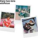 Polaroid Now 3rd Generation I-Type Instant Camera + Film Bundle - Now Black Camera + 16 Color Photos (6560)