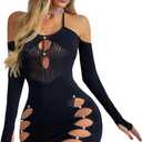 Fishnet Dress for Women Fishnet Stockings, Exotic Dancer Fishnets Lingerie Stylish Bodysuit Leggings Lingerie Bodystocking, One Size