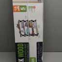 Stick Wood Shoe Rack Organizer, 5 Tier Shoe Shelf Storage Organizer, for Entryway, Hallway, and Closet