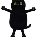 Microwave Heating Pad for Pain Relief, 17" x 9" Microwavable Heating Pads for Cramps, Back Pain, Neck Shoulder, Muscles, Knee, Joints, Natural Heat Pack Moist Heat, Black CatOverall Pick