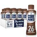 Core Power Protein Shake, Chocolate, 26g Bottle, 14oz, 12 Pack (EXP 08/10/26)