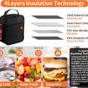 ZM-YOUTOO Lunch Box for Men - Reusable Lunch Bag Men Adult Women- Insulated Small LunchBox