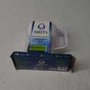 Brita Small 6 Cup Denali Water Filter Pitcher with 1 Brita Elite Filter, Made Without BPA, Bright White