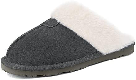 DREAM PAIRS Women's House Slippers Indoor Fuzzy Fluffy Furry Cozy Home Bedroom Comfy Winter Cute Warm Outdoor Shoes FuzzyEasy 9