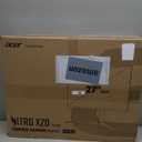 Acer Nitro 27" WQHD 2560 x 1440 PC Gaming IPS Monitor | AMD FreeSync Premium Up to 180Hz Refresh 0.5ms DCI-P3 95% 1 Display Port 1.2 & 2 HDMI 2.0 XV271U M3bmiiprx,Black