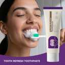 Tooth Refresh Toothpaste, Fresh Breath Whitening Toothpaste, Natural Oral Care & Enamel Repair, Helps Remove Coffee, Tea & Wine Stains, 3.52 oz (1)