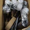 KAMANINA Black Curtain Rods for Windows 72 to 144 Inches (6-12ft), 1 Inch Heavy Duty Curtain Rod 32 to 144, Long Decorative Single Drapery Rods, Twisted Cage End