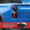 JeCar Smoked Tail Light Cover 3rd Third Brake Light Cover Trim Kit Fit for Chevrolet Chevy Silverado 2022+