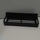 HuggieGems 6 Pack Magnetic Spice Storage Rack Organizer for Refrigerator and Oven, Black Fridge Organizers and Storage