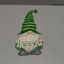 Bibelot St Patrick's Day Welcome Sign, Gnome Shamrock Wooden Door Sign, St. Patrick's Day Hanging Decorations for Indoor Outdoor Home Holiday Party Decorations