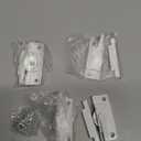 4 Pack Windows Sash Lock-Sliding Window Sash Locks for Single-Hung and Double-Hung Windows-White Cam Sash Locks for Vertical and Horizontal Sliding Windows