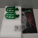 JFG RACING Motorcycle Folding Gear Shifter Shift Lever + Dirt Bike Foot Pegs CNC Universal for KX KLX 50cc - 125cc CRF XR RM TTR PW SSR Apollo TAO TAO SDG 50cc - 125cc Dirt Pit Bike Green