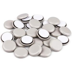 24 PCS Self-Stick Furniture Sliders,1-1/2 Inch Furniture Glides for Carpet,Chair Sliders for Furniture-Adhesive Furniture Moving Pads