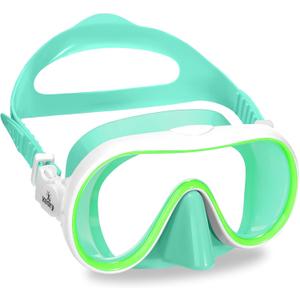 Keary Kids Swim Goggles with Nose Cover for 5-16 Anti Fog Swimming Mask for Toddler Boys Girls Youth