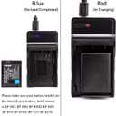 Norifon BP-808 USB Charger for Canon FS100, FS200, FS300, LEGRIA HF G10, LEGRIA HF G25 Camera and More