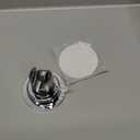 BOPai Suction Shower Head Holder, Relocatable Handheld Showerhead Holder, Fixed Angle - Brushed Nickel