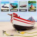 BeneLabel 26" Boat Anchor with 32ft Rope Screw Sand Anchor for Pontoon Boat