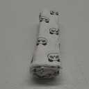 SwaddleDesigns Cotton Muslin Swaddle Blanket, Receiving Blanket for Boys & Girls, Best Shower Gift, 46x46 inches, Black Panda