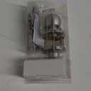 Atlas Ball Entry Locking Door Knob, Satin Nickel