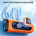 SEDULAN Dog Bark Deterrent Devices Anti Barking Device for Dogs Ultrasonic Bark Stopper Portable Dog Training Tool Indoor Outdoor Up to 50ft Correct Bad Behavior of Own or Neighbor's Dog (Orange)