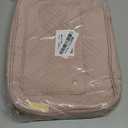 BAGSMART Toiletry Bag Travel Bag with Hanging Hook, Water-resistant Makeup Cosmetic Bag Travel Organizer for Accessories, Shampoo, Full-size Container, Toiletries (Baby Pink, Medium)