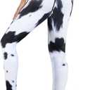 High Waisted Yoga Pants for Women 4-Way Stretch Soft Running Workout Leggings Athletic Yoga Pants (Brown, XXL)