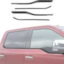 CheroCar for F150 Lower Window Trim Cover Molding Window Bottom Outer Frame Strip Compatible with Ford F150 2015-2020,Exterior Accessories,Black