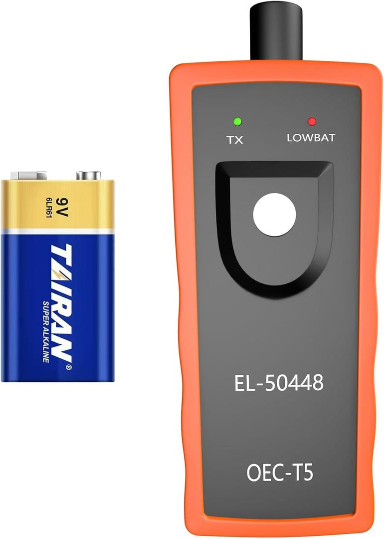 EL-50448 TPMS Relearn Tool with Battery Chevy TPMS Reset Tool for Cadillac GMC Buick GM Tire Pressure Sensor Reset Tool Chevy Tire Pressure Monitoring System Sensor TPMS Programming Tool