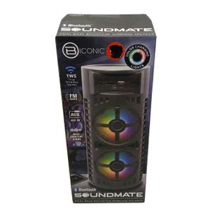 Biconic BC-AU-BS-115-BK SOUNDMATE Dual Bass Boosting Wireless Speaker