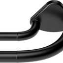 Blackout Wrap Around Double Curtain Rod, 48-84" Telescoping Industrial Drapery Rod, 3/4" Diameter Room Darkening Double Rod for Bedroom & Living Room, Easy Installation, Matte Black