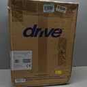 Drive Medical 10289RD Deluxe Foldable Rollator Walker, Black/Red