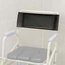 Shower Chair Backrest Cushion Replacement,Waterproof Non-Slip Support Pad for Elderly, Disabled, Injured Ergonomic PVC Back Pad for Commode or Shower Chair