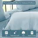 Madison Park Daybed Cover Set Damask Quilted Cover for Daybeds, All Season, Pre-Washed Cotton-Filled Coastal Bedding with Scallop Edge, Shams, Bedskirt, Dcor Pillows, Tuscany, 39"x75", Blue 6 Piece, 75"x39"