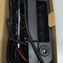 68044904AG Backup Camera Tailgate Handle with Rear View Parking Camera Compatible with 2012-2018 Ram 1500, 2011-2018 Ram 2500/3500 - Textured Black (RCA Connector)