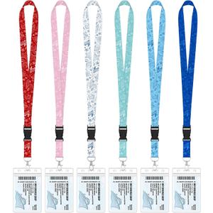 6 Pack Lanyards for Cruise Ship Cards with Waterproof ID Card Badge Holders for Royal Caribbean Cruise Essentials 2026Ocean
