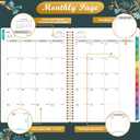 5 x Appointment Book 2026-2027 - Daily Hourly Planner 2026-2027, July 2026 - June 2027, Weekly Appointment Book 26-27, Large Planners Weekly Monthly, 8.5" x 11", Planners with 30-Minute Interval - Green Floral