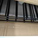 Spirich Free Standing Foldable Wire Pet Gate for Dogs, 80 inches Extra Wide, 30 inches Tall 4 Panels Dog Gate for the House, Doorway, Stairs, Pet Puppy Safety Fence,Set of Support Feet Included, Black 