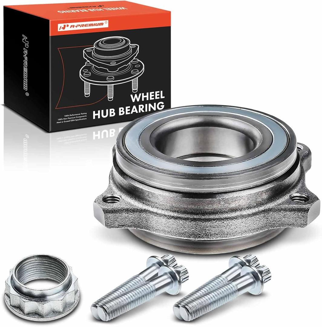 A-Premium Rear Wheel Bearing and Hub Assembly Compatible with Mercedes-Benz - 2003-2019 - C230 C250 C300 C350 & E350 E400 E550 & SL500 SL550 SL600 SLC300 SLK250 SLK300 SLK350