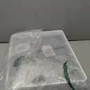 WUWEOT 2 Pack Large Rabbit Litter Box, Shallow Bunny Restroom Litter Tray, Small Animals Litter Pan Toilet Potty Trainer with Grate for Rabbit Hamster Ferret Rats Guinea Pigs Hedgehog Chinchillas