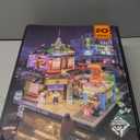 FUNWHOLE Cyberpunk Japanese-Izakaya Lighting-Building-Bricks Set - Cyberpunk Neon City Future Pub Japanese Street View House Collection LED Light Model Set 1987 Pcs for Adults and Sci-fi Lovers