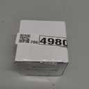 iEager 3 Inch Circle Thermal Sticker Labels, Self-Adhesive Round Direct Thermal Label, Multi-Purpose Roll Thermal Stickers, 500 Labels, Brown